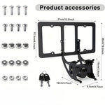 ZUN Model Y Plate Frame for Model Y Accessories Model Y Front Plate Mount No Drill 22281004