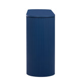 U_STYLE Curved Design Console Table with Unique Vertical Stripe Design ,Suitable for Living N711P205935V