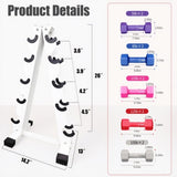 6-10 Pair Iron and Rubber Dumbbell Set 5-15 lbs Hand Free Weight for Strength Hex Coated Encased T3772P356554