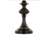 Montgomery 29" Contemporary Metal Table Lamp in Oil Rubbed Bronze with Off-White Linen Shade from B202P224107