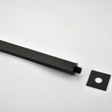 Shower System, 10-Inch Matte Black Full Body Shower System with Body Jets, Square Rainfall Shower 06159140