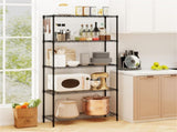 5-Tier Heavy-Duty Metal Wire Shelving, 1250LBS Total Capacity Rack with 250LBS Per Shelf, Black 04462155