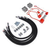 2 Three Way Diverter Valves w/ Quick Connects Replacement for 1-2 ton Chinese Mini Excavator 42561558