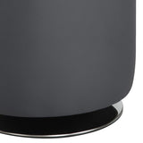 Grey Round Ottoman B062P153812