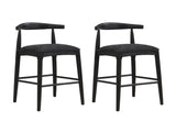 BAR STOOL IN BLACK FABRIC N771P339893H