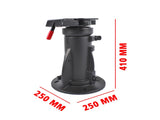 12" to 16" Adjustable Cushioned 5th-Wheel-to-Gooseneck Adapter 20,000 lb for RV Trailer Camper 76643374