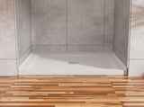 Goodyo 36"x36" Shower Pan 3.3" Height Single Threshold Shower Base in Slate White, Anti-slip D163121898