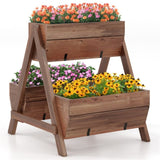 ZUN 26" Wooden elevated garden bed 72694384