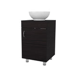 Wengue Bathroom Vanity with Integrated Sink and Faucet B062P303929