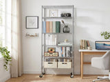 6-layer display rack with adjustable layer spacing, freely combinable and detachable, featuring a 79314671