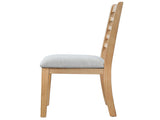 2-Piece Farmhouse Dining Chairs Set, Upholstered Dining Chairs with High Ladder Back, Classic N752P436724N
