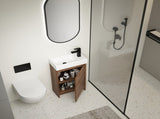 18 Inch Bathroom Vanity With Single Sink, Soft Closing Doors, Suitable For Small Bathroom 81418938