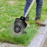 21V Electric Weed Edger Cordless String Trimmer Grass Mower Eater Bush Cutter with 16800RPM 2x 90821869