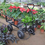 Wagon Cart Garden cart trucks make it easier to transport firewood TC1840BKG W22755691