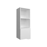 Obregon 43" Tall One-Door Wall Cabinet with Two Open Shelves, Medicine Cabinet B070P234340