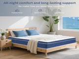 King Size Mattress in a Box 12 Inch Memory Foam Hybrid Mattress with Pocketed Springs Medium Firm 30737129