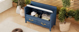 TREXM Shoe Bench with Removable Cushion, Entryway Bench with Hidden Storage for Entrance and Living N715P198567M