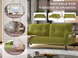 UNITED WE WIN corduroy fabric, comfortable monochrome double sofa, suitable for living rooms and W1568P307270