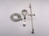 6-Setting Handheld Shower Combo with Slide Bar & Pause Switch 32829532