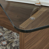 31.5 Inch Glass Coffee, Mid-Century Modern Square Coffee, Living Room Wooden Coffee W2972P277853