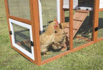 ZUN Weatherproof Outdoor Chicken Coop with Nesting Box, Outdoor Hen House with Removable Bottom for Easy W142763858