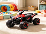 Red 12V Kids Electric ATV Quad Car with Forward/Reverse, Music, for 3 Years Old 71927425