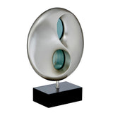 Ultra-Modern Design Table Lamp LED Lights Infinity Mirror Black and Silver Finish Antique Night Lamp B011P162530