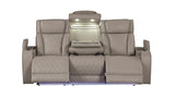 Fortuner Modern Style Upholstery Recliner Sofa Made with Wood & Massage Function Included-Gray B009P287712