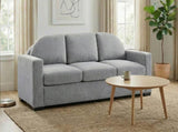 Modern 3-seater Sofa 84.7" Sofa Couch Upholstered Sofa with Curved Backrest for Living Room or Small N763P411268E