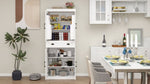 ZUN 71" Kitchen Pantry Storage Cabinet with 4 Doors,1 Drawer, 2 Adjustable Shelves, 85094334