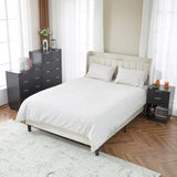 Black P2 Particle Board and Density Board 724194cm Wavy Pattern Drawer Front Four-Level Five-Drawer 56913658