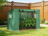 Garden Bed with Mini Greenhouse 57802017