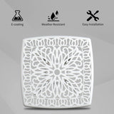 Outdoorr Cast Aluminum Square Table, End Table Side Table for Paio Backyard Pool, Cast Aluminum 53658933