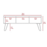 ZUN Newport Rectangle 2-Shelf Coffee Table Carbon Espresso B06280277