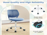 Ergonomic Kids Desk Chair, 16.5-21 Adjustable Height Mesh Study Chair Blue 05716414