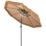 10 Foot Portable Beach Umbrella with Led Lights. 12868138