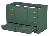 36" Bathroom Vanity without Sink, Cabinet Base Only, Six Drawers, Multi-Functional Drawer Divider, WF307973AAF