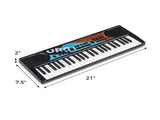 49 Keys Kids Electronic Keyboard with Microphone, 8 Tones & Rhythms Educational Music Toy for Age 3 24744698