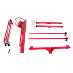 ZUN Drywall Panel Lifter Drywall Panel hoist Jack Lifter Jack Rolling Caster Panel Hoist 11ft red W167683066