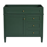 36'' Bathroom Vanity without Top Sink, Modern Bathroom Storage Cabinet with 2 Drawers and a Tip-out N710P186084F