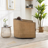 COOLMORE Swivel Chair, Comfy Round Accent Sofa Chair for Living Room, 360 Degree Swivel W395102739