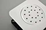 Wall Mounted Waterfall Rain Shower System With 3 Body Sprays & Handheld Shower W92864237