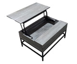 T1105-05 Gray Lift Top Coffee Table B009140752