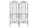 2 Pack 16" x 61" Rustproof Iron Garden Trellis 19656010