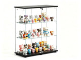 () 2-Door 3-Tier Display Cabinet with Top LED Lighting Storage cabinet with 33439102