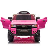 12V Kids Ride On Car W/Parents Control,Licensed Toyota LC250 2024,Four-wheel suspension,Adjustable W1578P203997