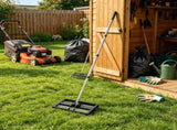Lawn Leveling Rake with Roller Head, 17" x 10" Stainless Steel, 63.4" Adjustable Handle, Heavy Duty 29700124