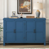 U_STYLE 4-Door Storage Sideboard with Adjustable Shelves and Retro Atimon Handles ,Ample N711P218615V