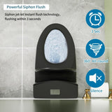 1.1/1.60 GPF Dual-Flush One Piece Toilet,Button on Tank top S-trap, Water-Saving Elongated Comfort W3192P277904