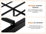 Twin Metal Platform Bed Frame with Steel Slat Support, Underbed Storage, No Box Spring Needed, Easy 91517402